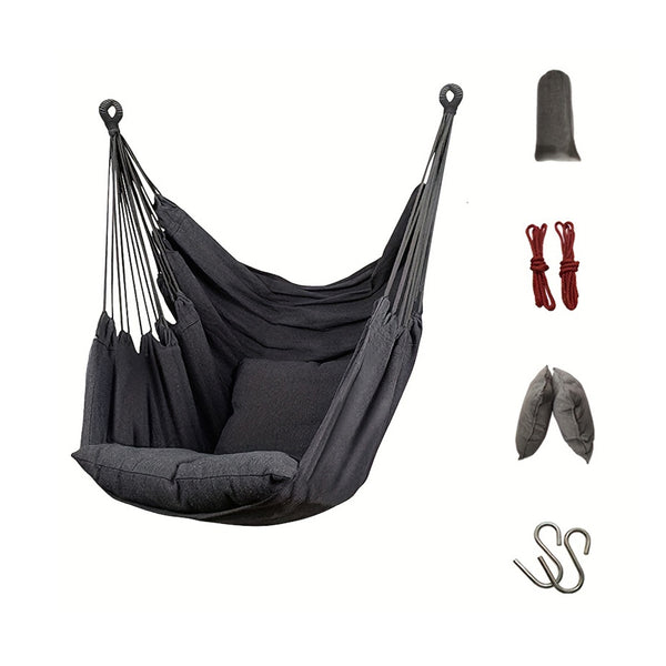 Upgrade Your Outdoor Living With This Sturdy Cotton Woven Hammock - Comfort & Durability Guaranteed! chinaatoday