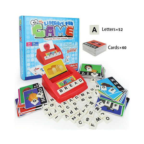 Matching Letter Game Spelling Reading English Alphabet Letters Card Match Game Children Pre-school Learning Language Toys chinaatoday