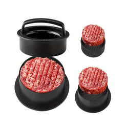 1pc/ 1 Set, Burger Press, Patty Press, Cheeseburger Press With Burger Paper, Creative Burger Press, Non-Stick Hamburger Press, Patty Maker Mold For Meat Beef Veggie, Burger Maker For Outdoor Picnic Grill Barbecue, Kitchen Supplies, BBQ Accessaries chinaatoday