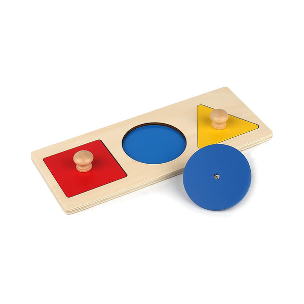 Montessori Jumbo Knob Puzzle Shape  Color Sorter chinaatoday