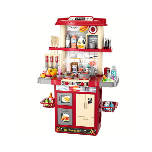 Kids Kitchen Playset, Toy Kitchen Sets Pretend Play Food Toys Play Kitchen Playset With Light Sound Spray(Random Color Play Food) chinaatoday