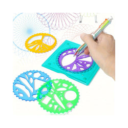 7/22pcs DIY Spirograph Drawing Toy Set Variety Magic Geometric Ruler Creative Educational Tools chinaatoday