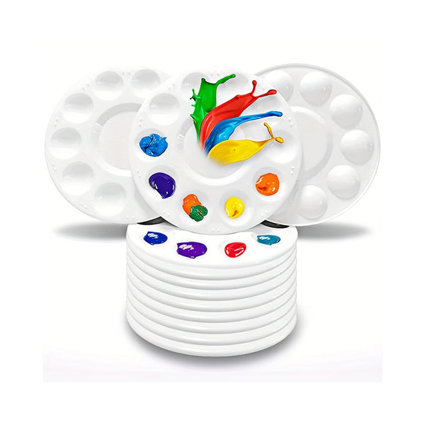 Durable Plastic Palette for Art Students - Perfect for Mixing Paints and Easy to Clean chinaatoday