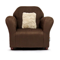 Keet Plush Children Chair, 2-5 Years Old, Brown chinaatoday