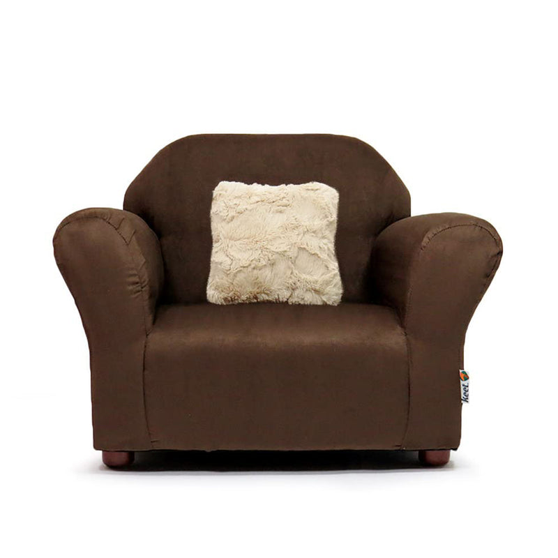 Keet Plush Children Chair, 2-5 Years Old, Brown chinaatoday