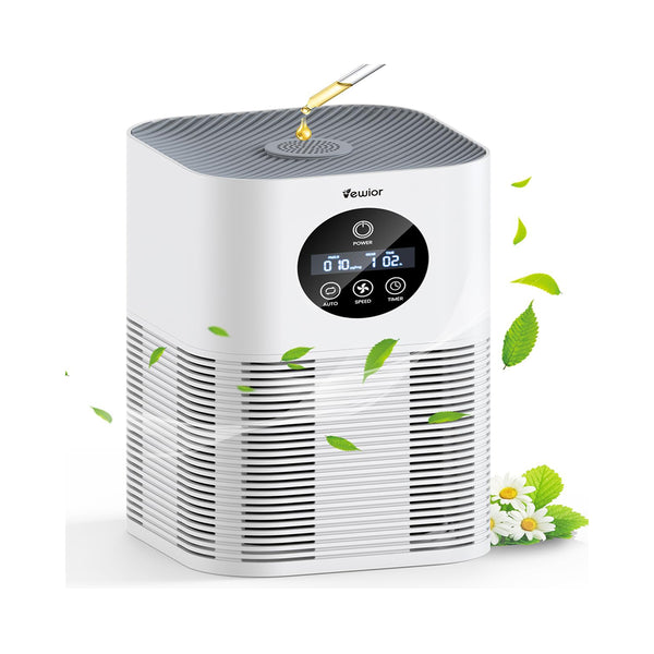 Air Purifiers, Air Cleaner for Large Room Fragrance Sponge PM2.5 Monitor H13 True HEPA Air Filter BEJUSTSIMPLE