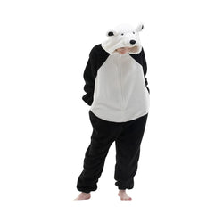 Polar Bear Unisex Adult Onesie Pajamas Cosplay Animal One Piece Halloween Costume Sleepwear BEJUSTSIMPLE