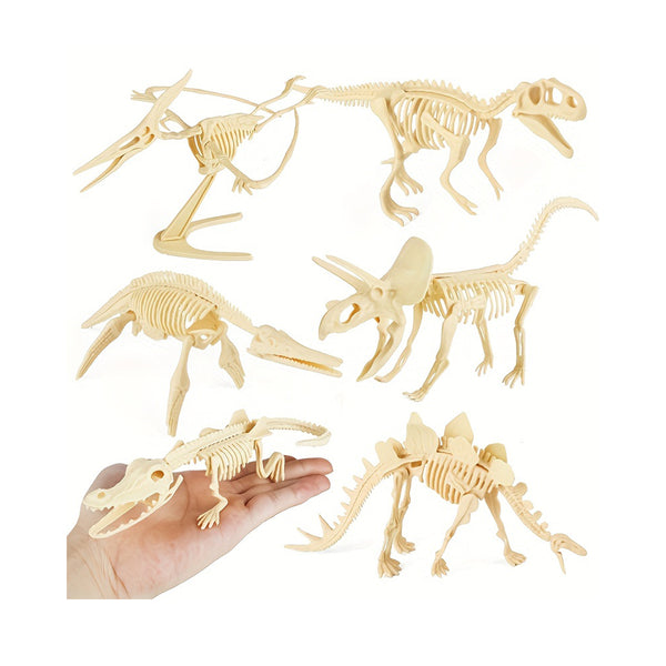 Jurassic Dinosaur Fossil Skeleton Model T-REX Velociraptor Saichania Action Figures Archeology Collection Kid Toy la ferme chinaatoday