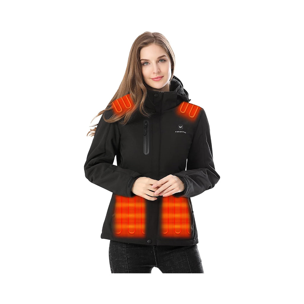 Winter Invincible Women'S Heated Jacket with Battery, Windproof Insulated Coat bejustsimple
