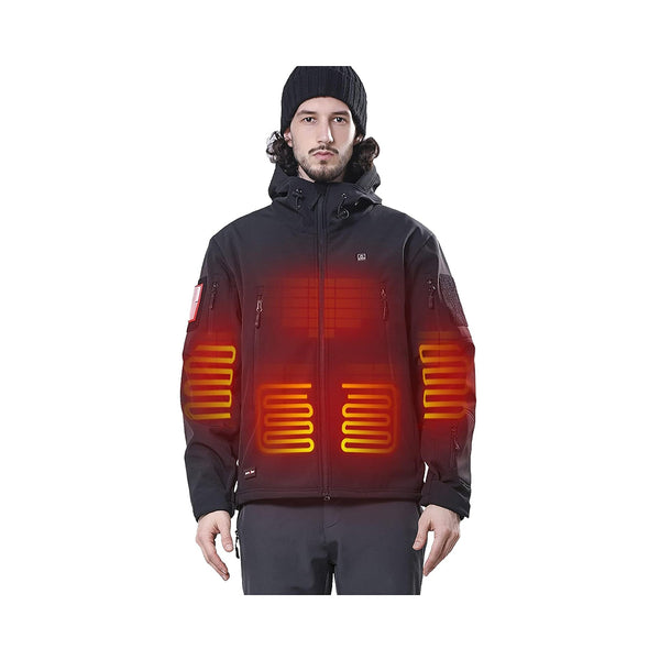Invincible All Weather Heated Jacket for Men with 12V Battery Winter Coat bejustsimple