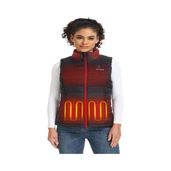 Women'S Lightweight Heated Vest with Battery Pack bejustsimple