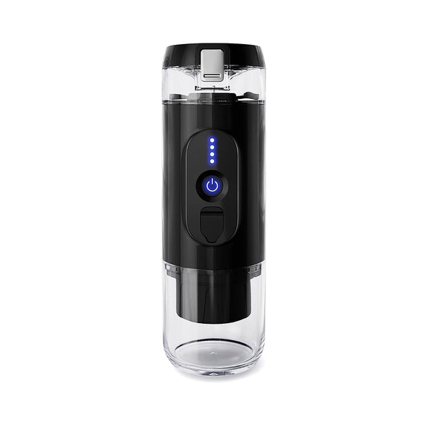 Portable Coffee Maker MINI XI Ground and Capsules Heating Functions Included for Travel bejustsimple