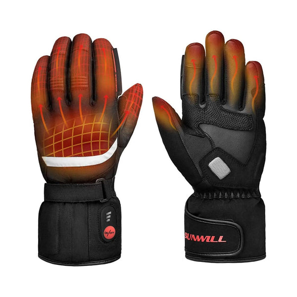 Winter Heated Motorcycle Gloves - Electric Rechargeable Battery-Powered Gloves Unisex, Waterproof BEJUSTSIMPLE