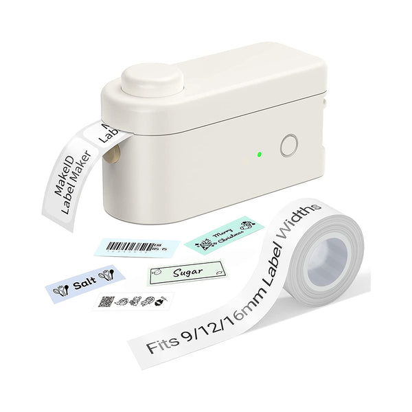 2023 New Version Smart Wireless Label Printer with Built-In Cutter for Android & iOS Devices + waterproof tape Gift BEJUSTSIMPLE