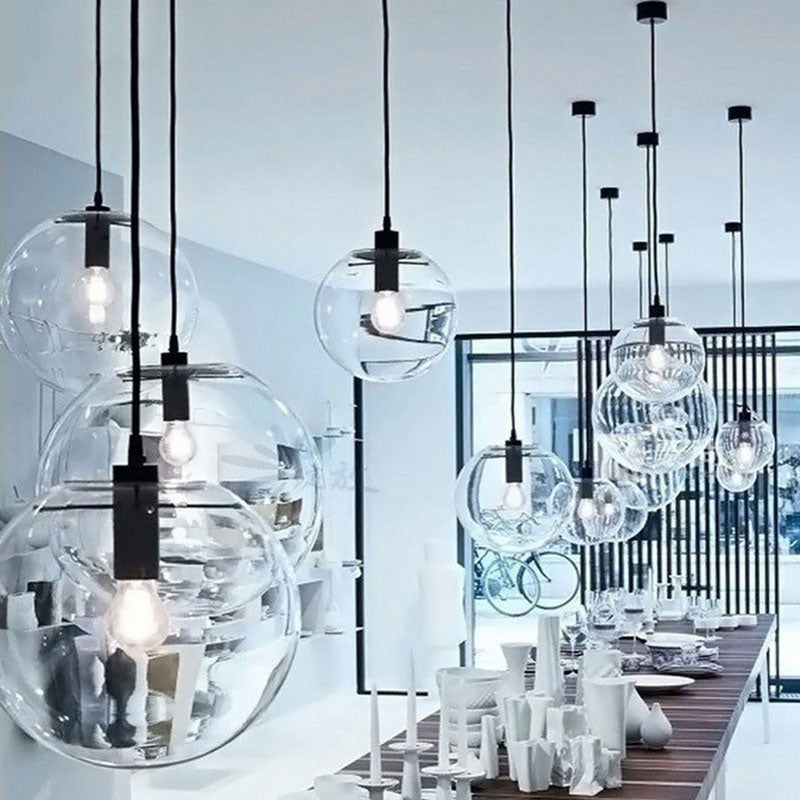 Nordic Glass Globe Hanging Light