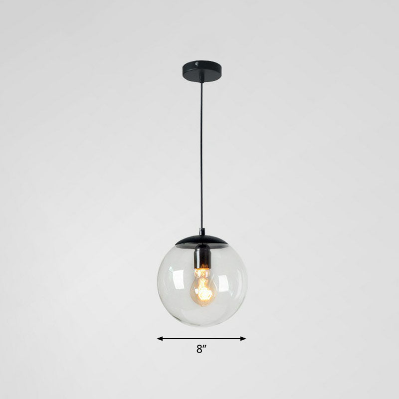 Nordic Glass Globe Hanging Light