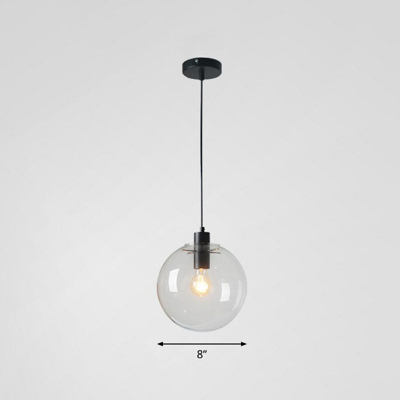 Nordic Glass Globe Hanging Light