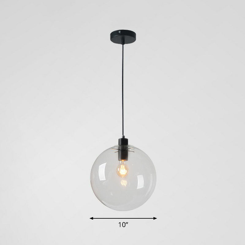 Nordic Glass Globe Hanging Light