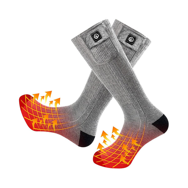 Rechargeable Heated Socks: Elevating Comfort and Warmth for Men and Women - included Batteries Branded