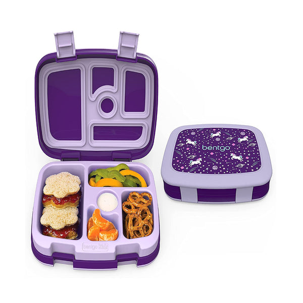 KIds Leak-Proof Lunch Box: 5-Compartment Bento branded