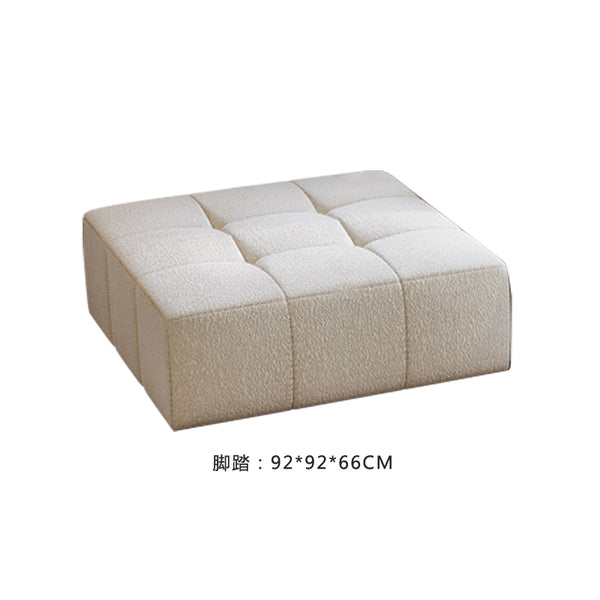 Compression sofa combination sponge frameless vacuum roll package living room small apartment three people straight cream wind tofu block BEJUSTSIMPLE