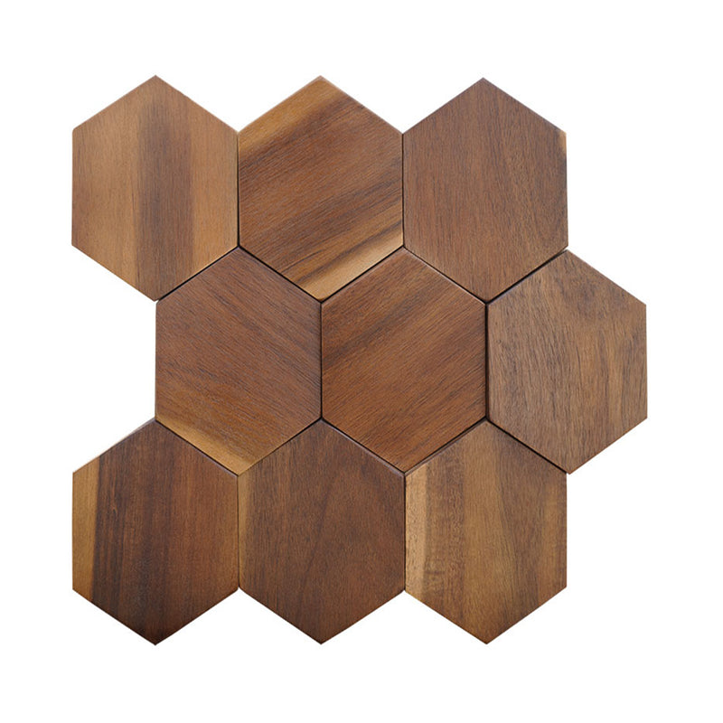 Natural Wood Mosaic Wall Panels BEJUSTSIMPLE