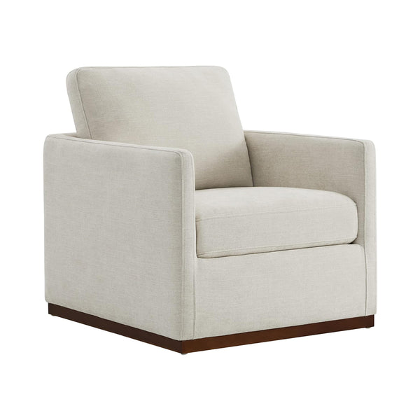 CHITA Swivel Accent Chair, Mid Century Modern Arm Chair for Living Room and Bedroom, Linen chinaatoday