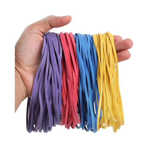 40pcs Large Rubber Bands, Assorted Color, Big Rubber Bands, Giant Rubber Bands, Elastics Bands, Long Rubber Bands, Colored Rubber Bands For Office, Rubber Bands chinaatoday