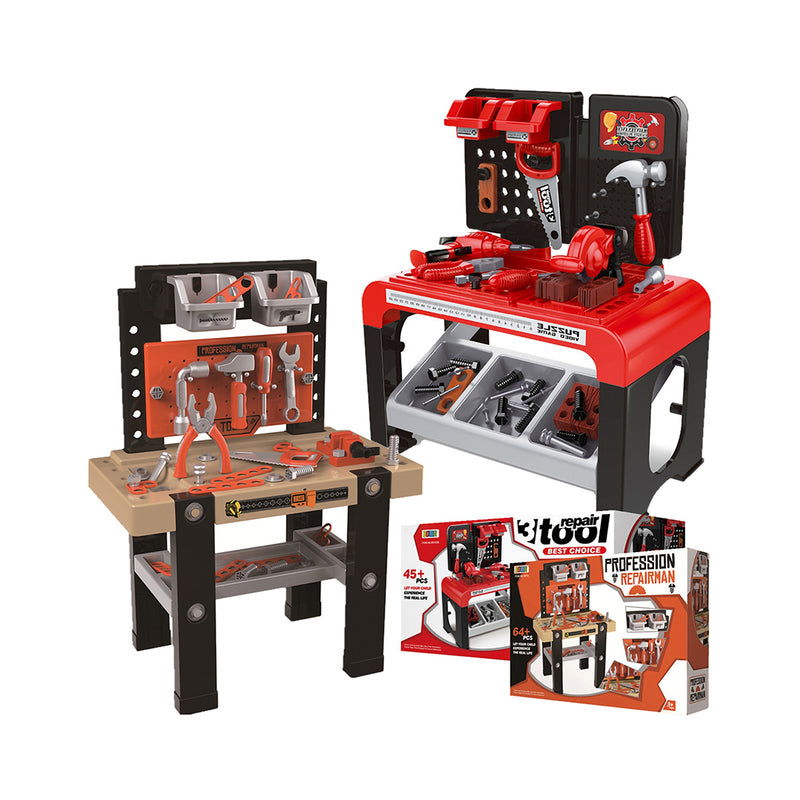 Play House Repair Tool Table, Drill, Chainsaw, Screw Tool Table, Exquisite Christmas Gift (Self-Backing Battery) chinaatoday