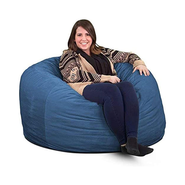 ULTIMATE SACK Bean Bag Chairs in Multiple Sizes and Colors: Giant Foam-Filled Furniture - Machine Washable Covers, Double Stitched Seams, Durable Inner Liner. (Ultimate Pillow, Red Fur) chinaatoday