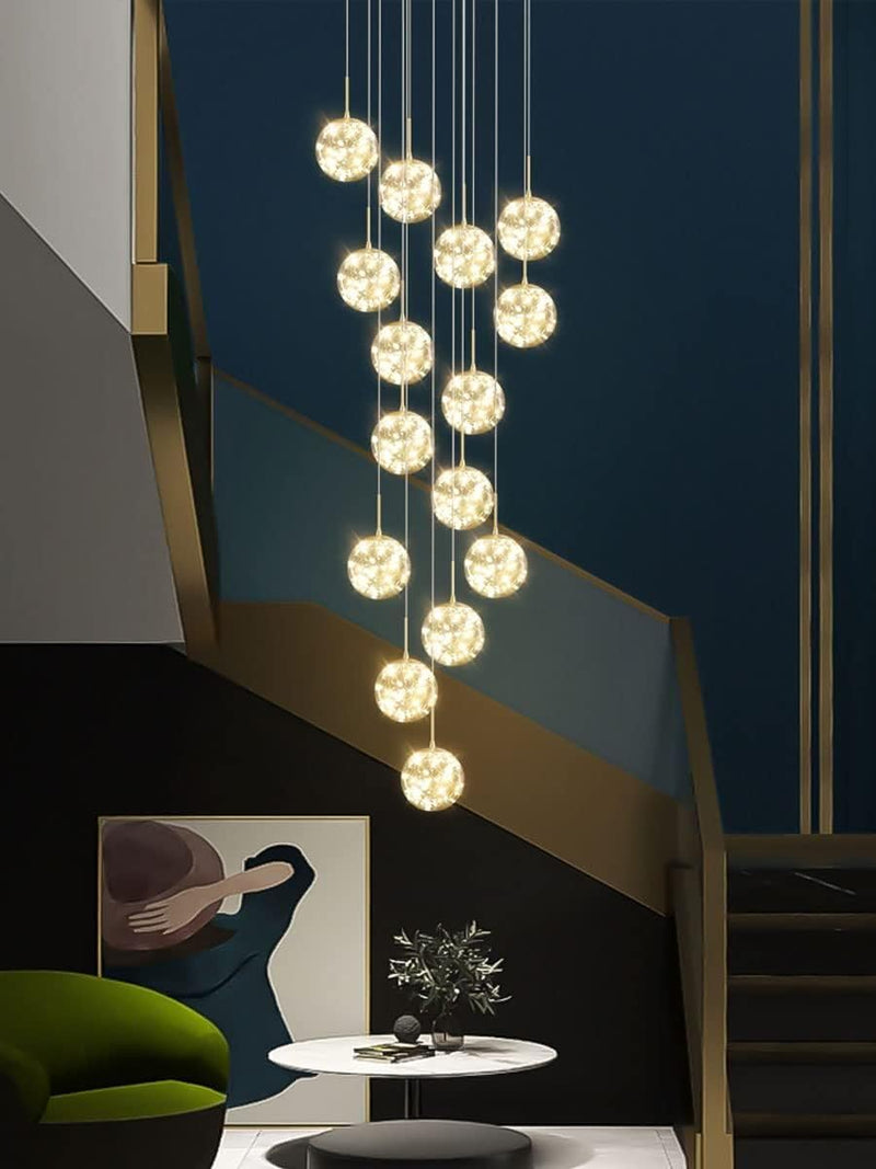 Light Luxury Stair Chandelier