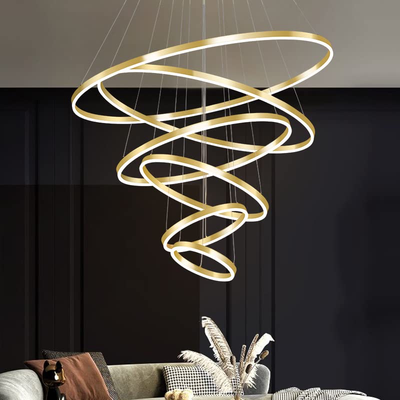 Galaxy Duplex Building Large Chandelier