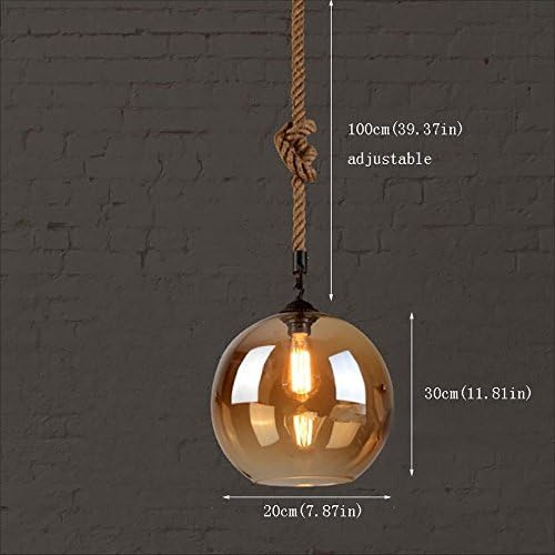 Loft American Hemp Rope Retro Chandelier