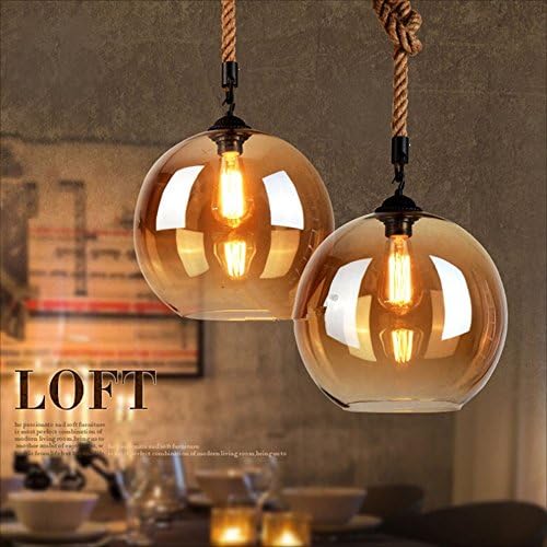 Loft American Hemp Rope Retro Chandelier