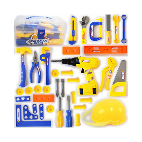 1pc Play House Toolbox Set, Screwdriver Wrench Pliers Electric Drill Mini Toys, Creative Simulation Toys, Educational Training Hands-on Skills Toys chinaatoday