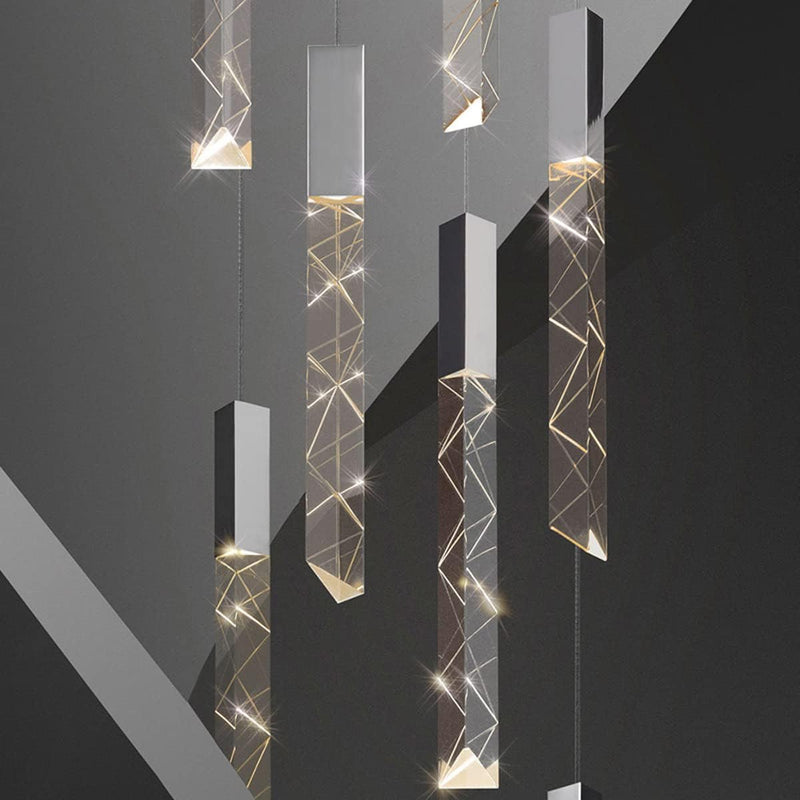 NOBLIX Stair Chandelier Crystal Light