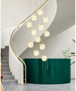 Light Luxury Stair Chandelier