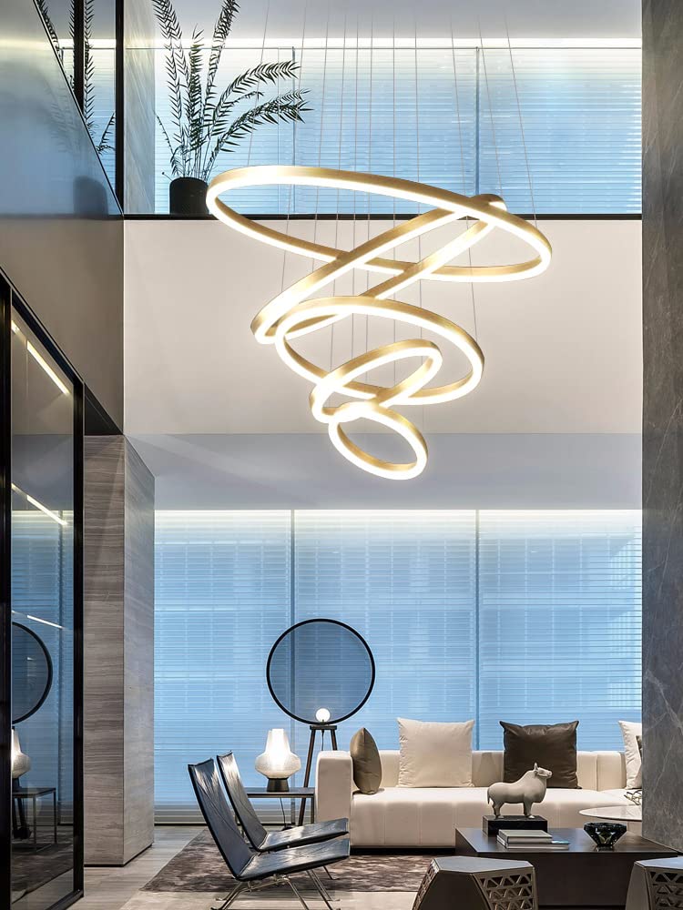 Galaxy Duplex Building Large Chandelier