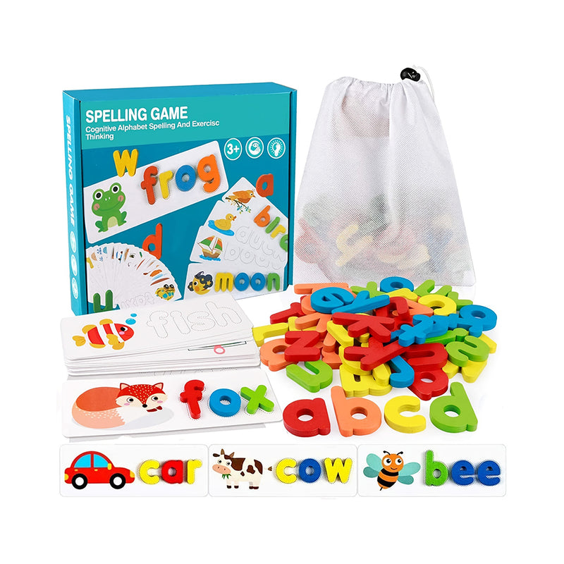 See And Spell Learning Toys, Educational Toys For 3-8 Year Old, Matching Letter Game Words For Kids , Preschool Learning Toys,  For Kindergarten Girls Boys chinaatoday