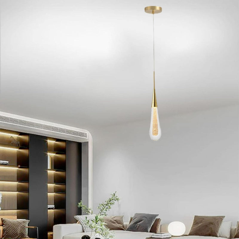 Crystal Pendant Light Modern LED Hanging Lamp