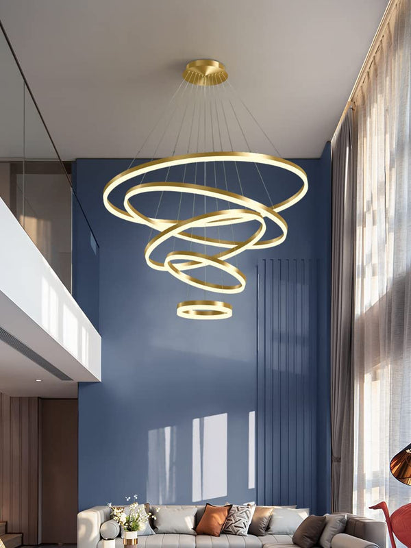 Galaxy Duplex Building Large Chandelier