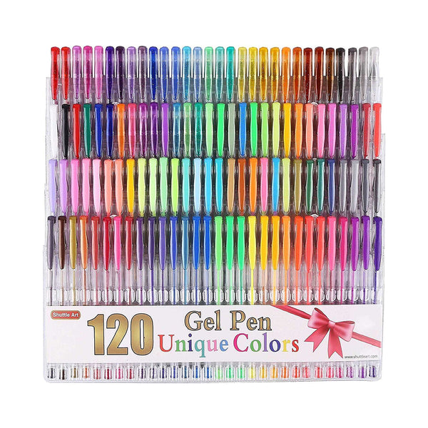 120 Unique Color Gel Pens Perfect for Adult Coloring chinaatoday
