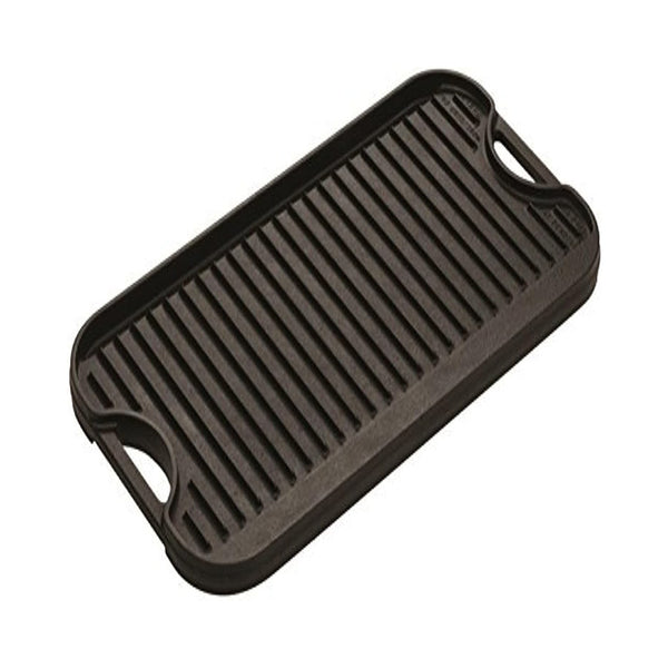 Lodge LPGI3 Cast Iron Reversible Grill/Griddle, 20-inch x 10.44-inch, Black chinaatoday