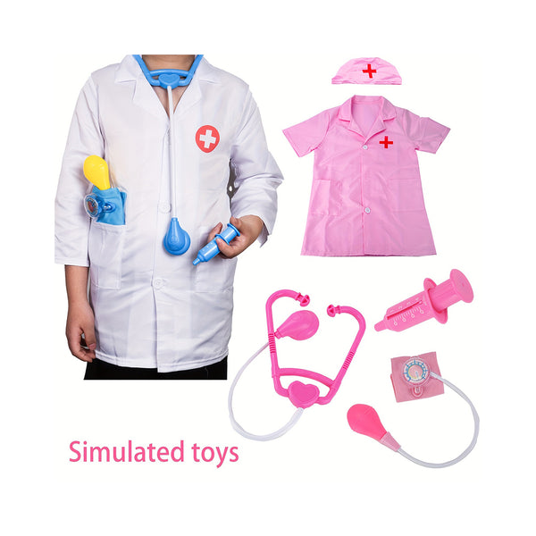 Children's Family Doctor Toy Set,The Role Of A Stethoscope Nurse,Injecting Boys And Girls,Simulated Blood Pressure Monitor, As Halloween Gifts chinaatoday