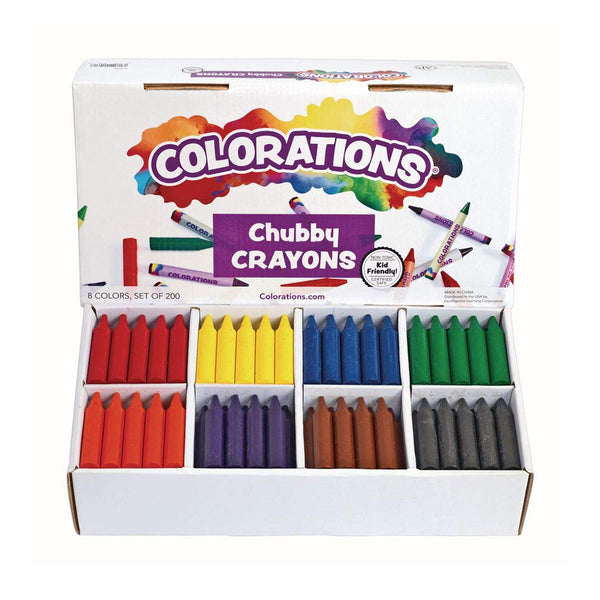 200 Rainbow Chubby Crayons ClassroomSized Washable NonToxic  Jumbo chinaatoday