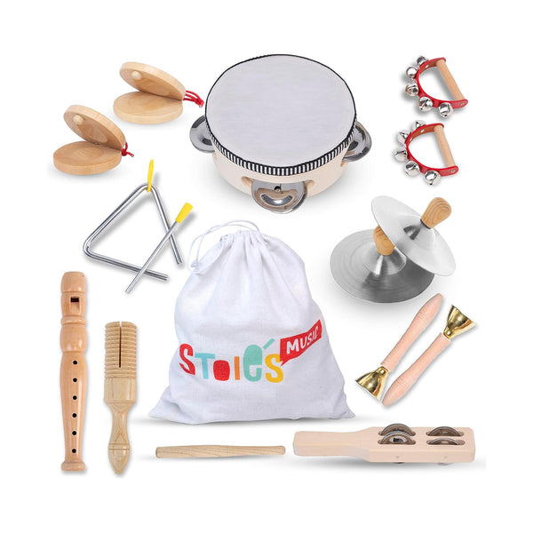 Stoies Unique Wooden Music Set Montessori Inspired Percussion Instruments chinaatoday