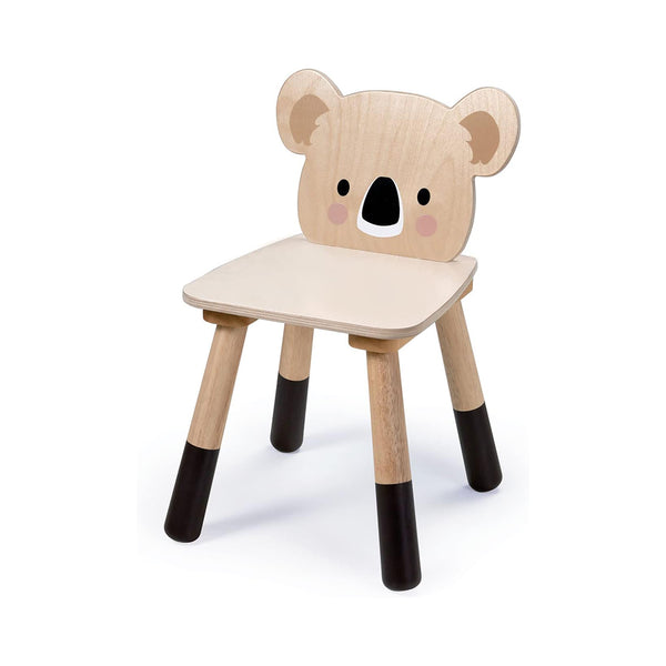 Tender Leaf Toys - Forest Koala Chair - Wooden Playroom Furniture for Kids - Cute and Sturdy Animal Themed Chair - Age 3+ chinaatoday