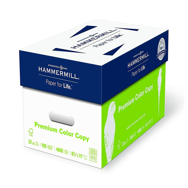 Hammermill Printer Paper, Premium Color 32 lb Copy Paper, 8.5 x 11 - 8 Ream | 4000 Sheets - 100 Bright, Made in the USA, 102630C chinaatoday