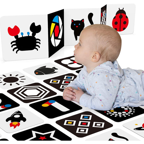 High Contrast Baby Flashcards Engaging Visual Stimulation for Newborns chinaatoday