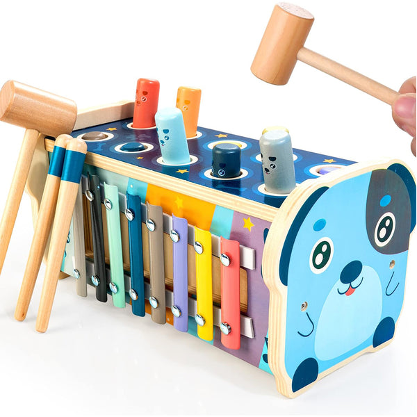 Kidwill Wooden Hammering Toy Montessori Inspired Developmental Playset chinaatoday
